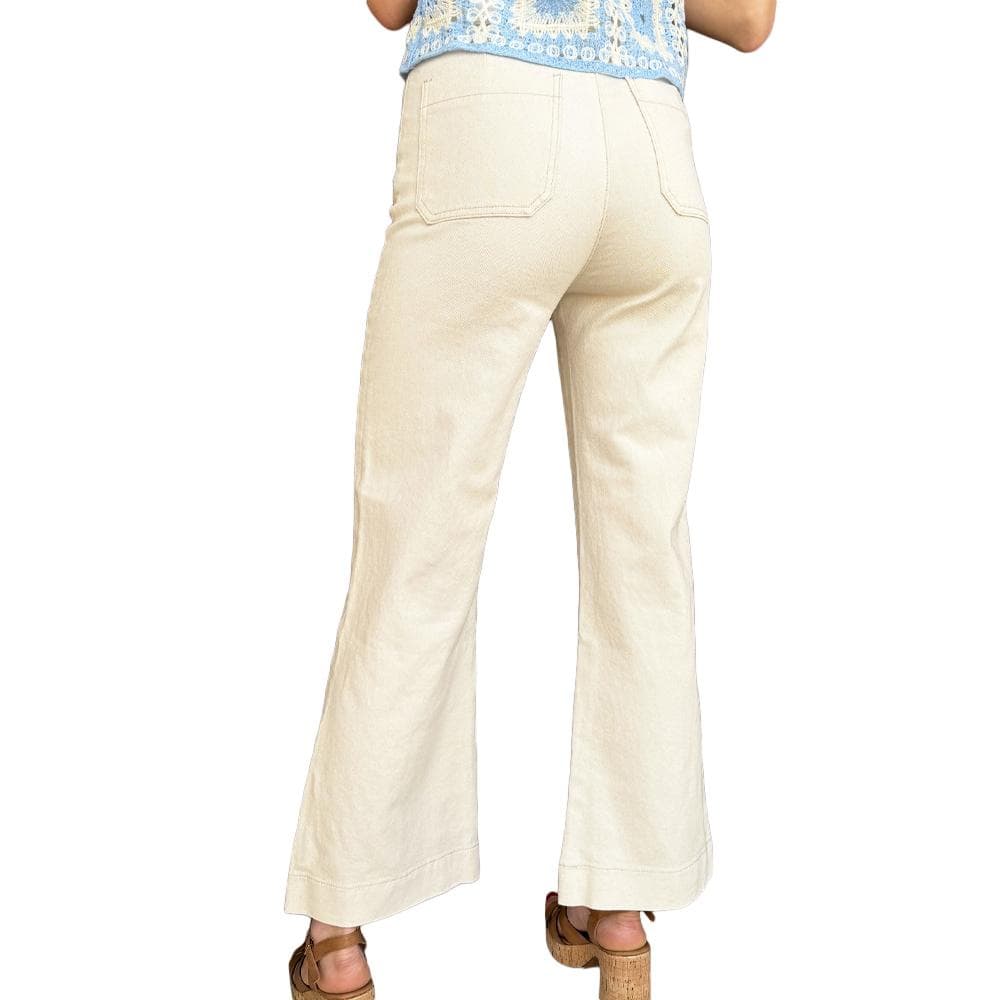Jean Wide Beige Femme Oraije Victorine 2