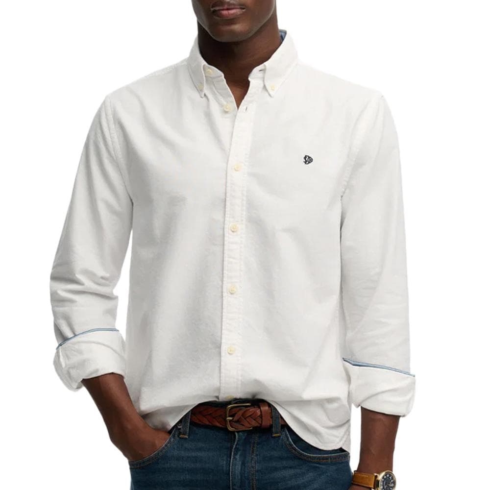 Chemise Blanche Homme Superdry Preppy 1