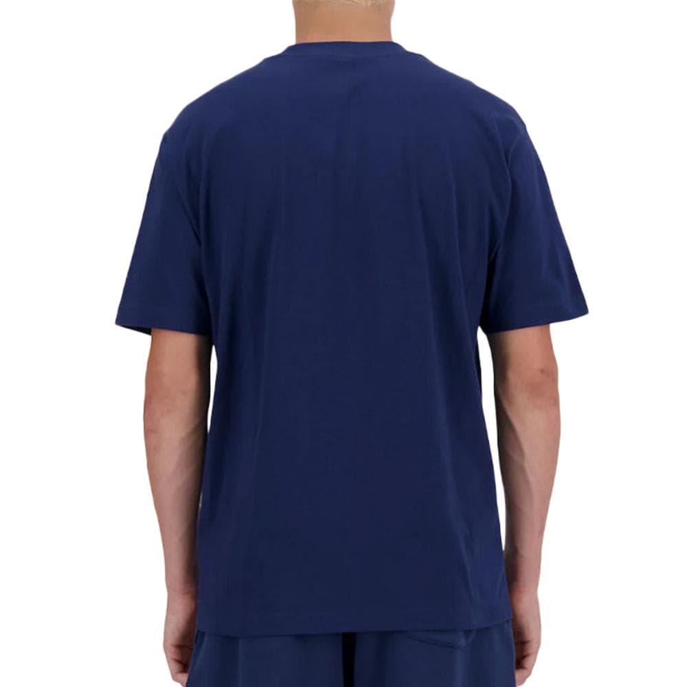 T-Shirt Marine Homme New Balance MT51801 2