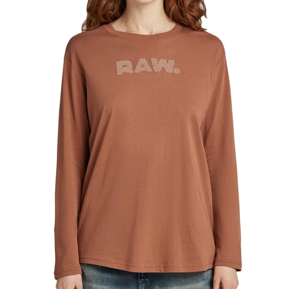 T-shirt Marron Femme Lash G-Star Raw D22036 1