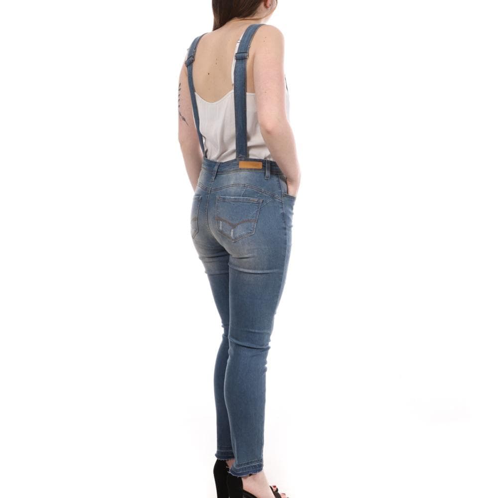 Salopette en Jean Bleu Femme Deeluxe Sevaria 2