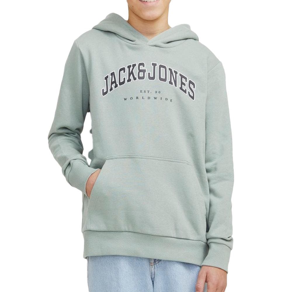 Sweat à Capuche Vert Garçon Jack & Jones Varsity 1