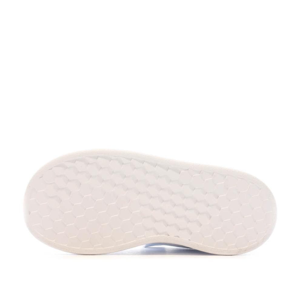Baskets Blanches/Vert Enfant Adidas Advantage 5