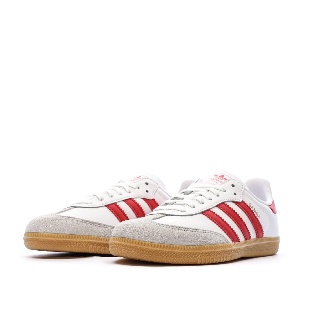 Samba Baskets Blanches/Rouge Enfant Adidas Samba Og C 6