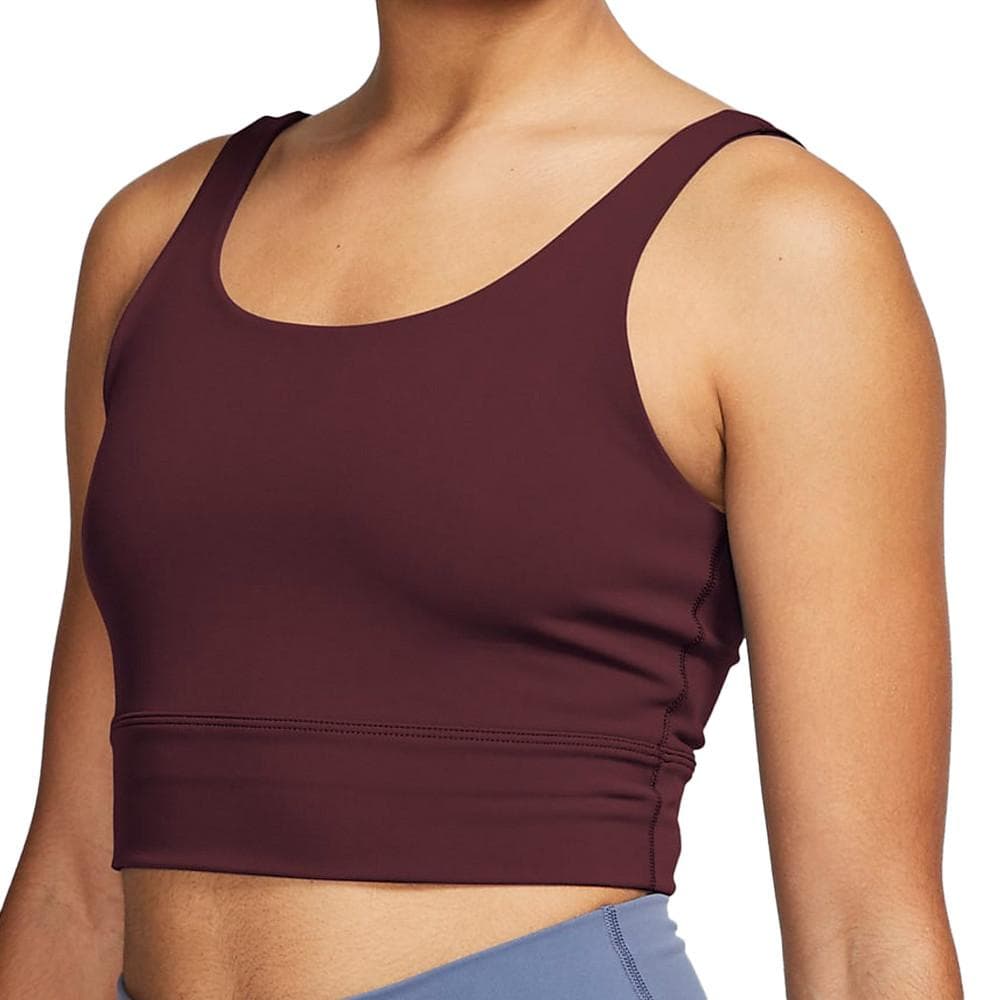 Brassière Bordeaux Femme Nike Yoga Luxe 1