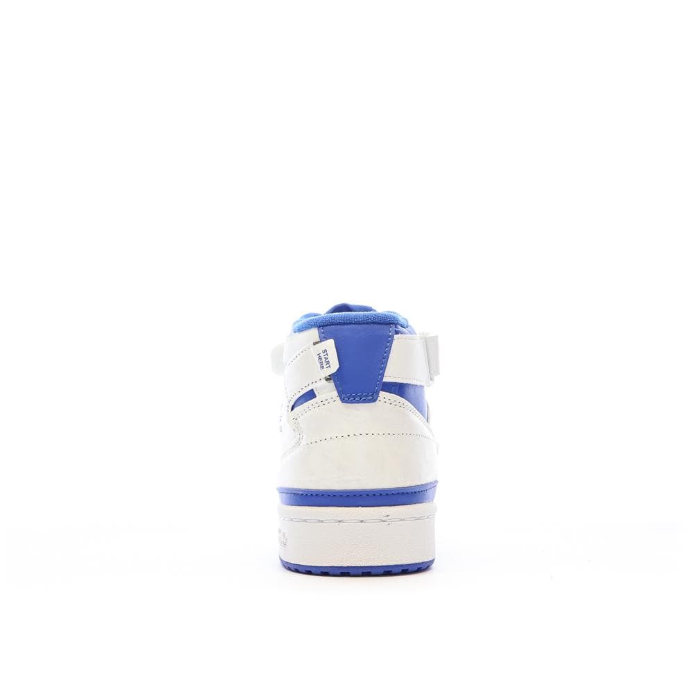 Baskets Blanc/Bleu Garçon Adidas Forum Mid 3
