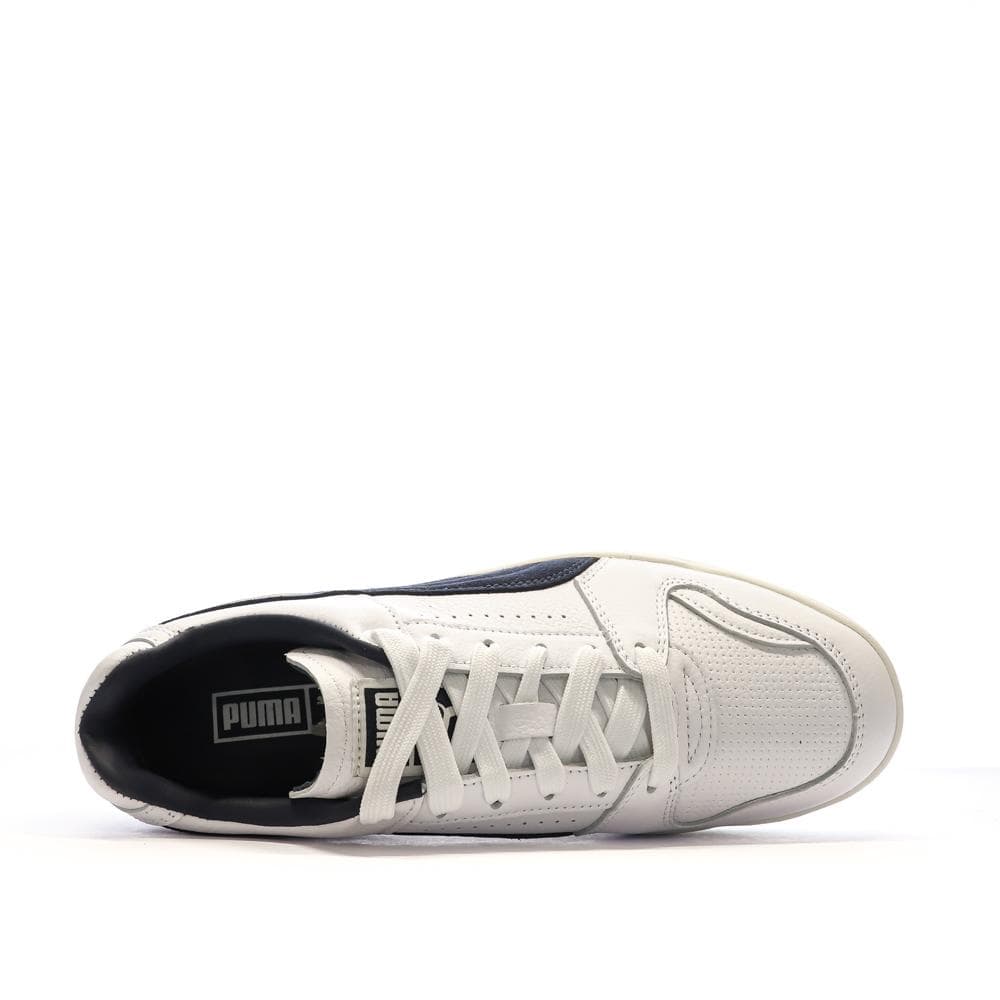 Baskets Blanc/Marine Homme Puma Slipstream Lo Varsit 4