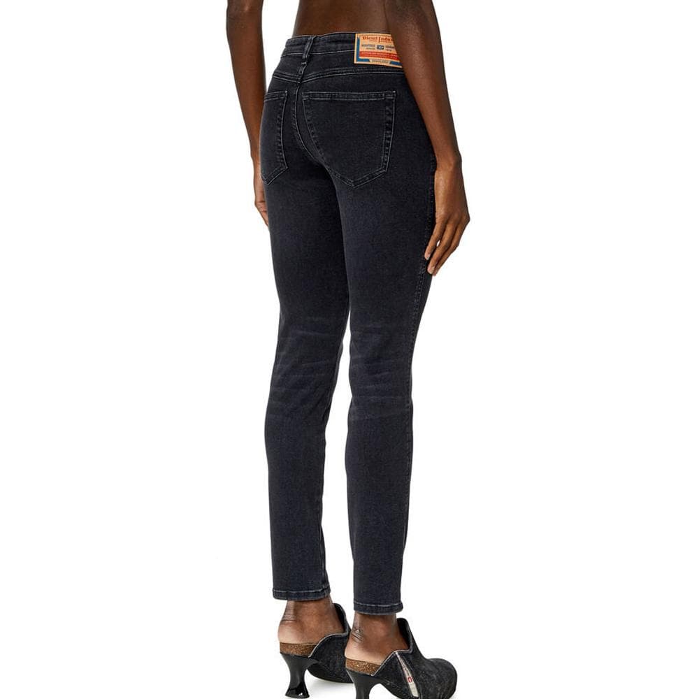 Jean Slim Gris Femme Diesel Babhila 2