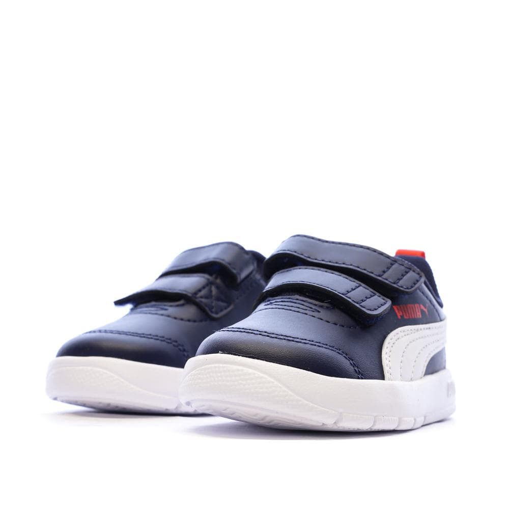 Baskets Marines/Blanches Puma Courtflex V3 V Inf 6