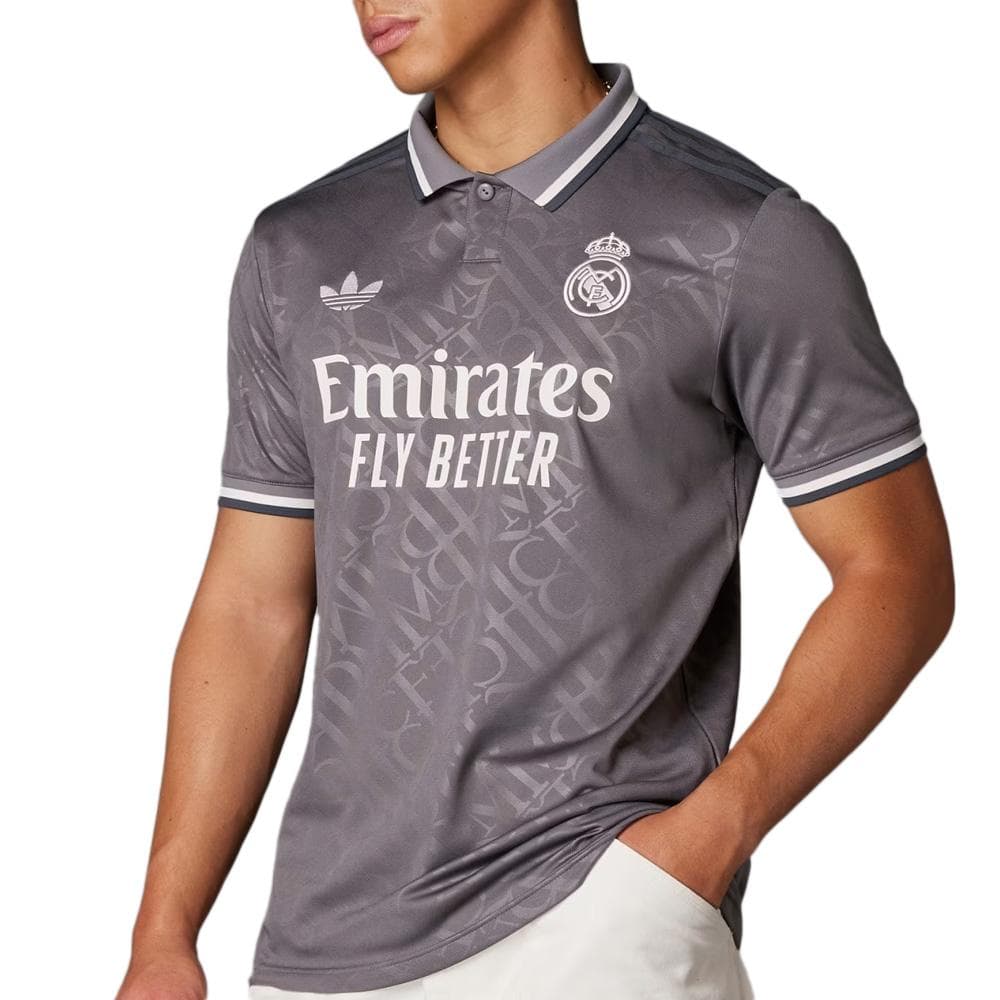 Real Madrid Maillot de football Gris Homme Adidas 24/25 Troisième maillot 1