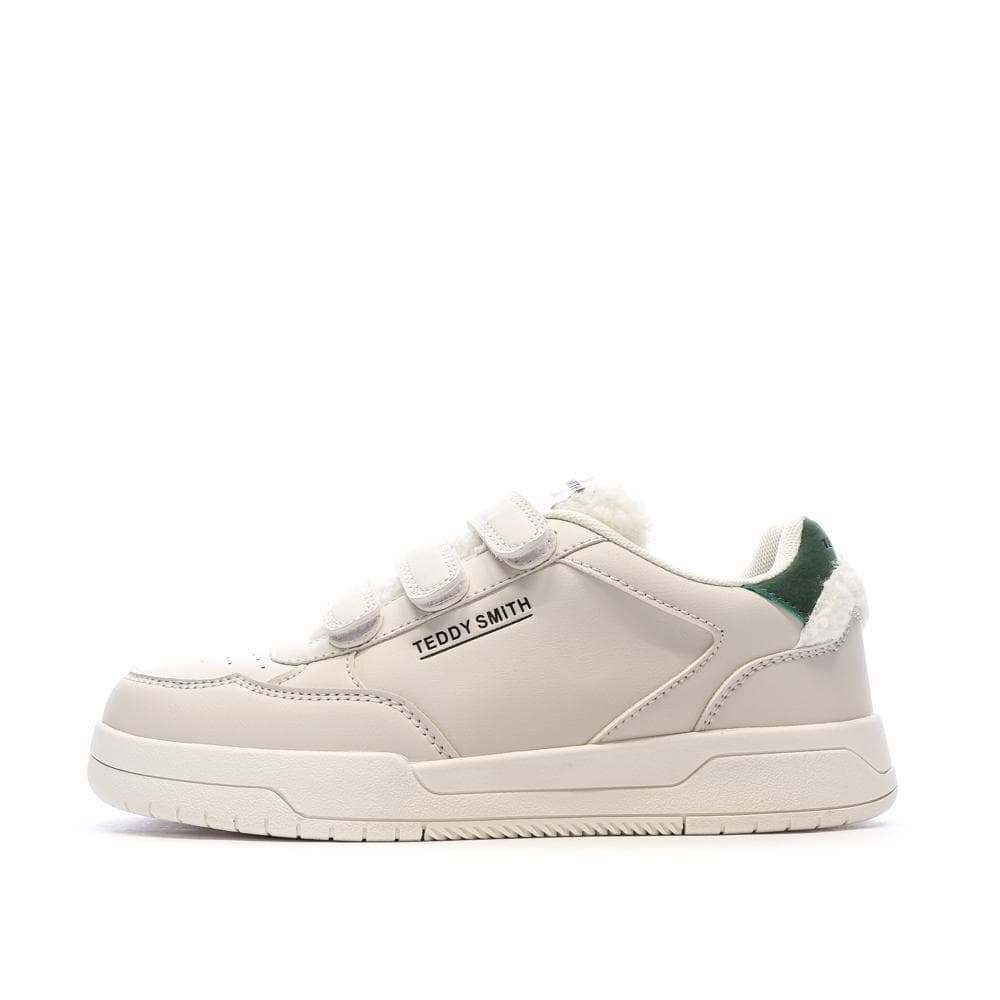 Baskets Ecru/Verte Femme Teddy Smith Sra C 1