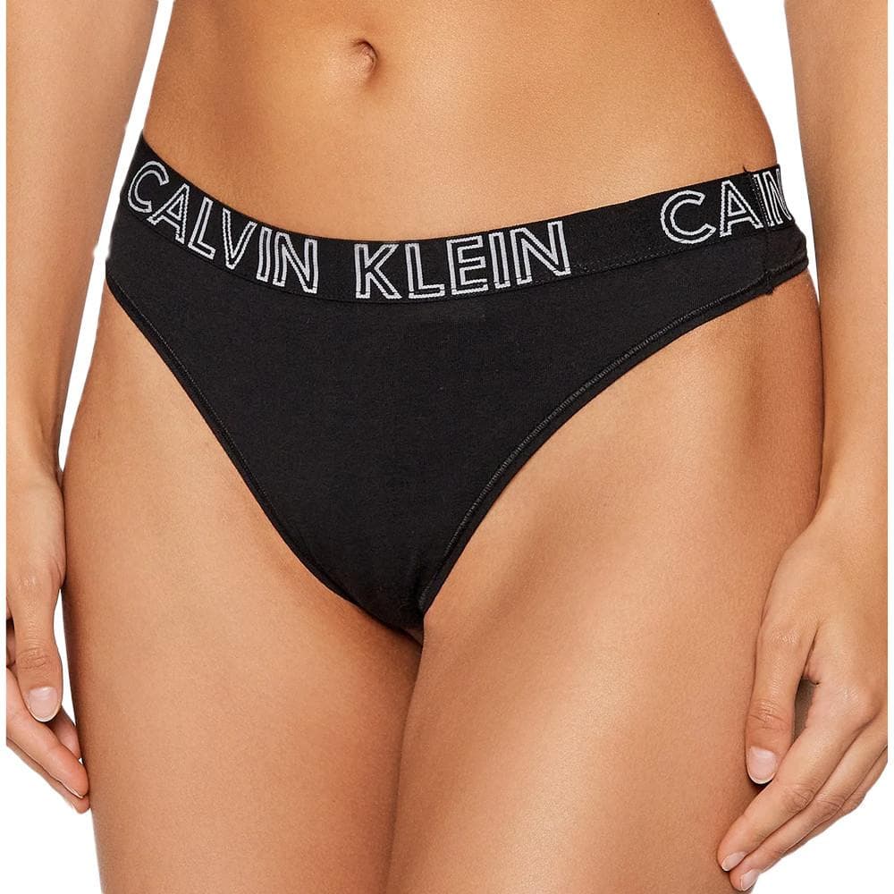String Noir Femme Calvin Klein Jeans Thong 1
