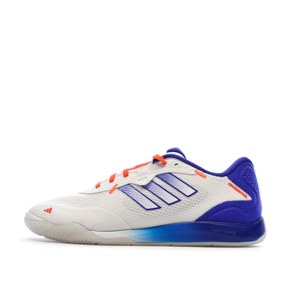 Chaussures de Futsal Blanc/Bleu/Rouge Homme Adidas Fevernova 1