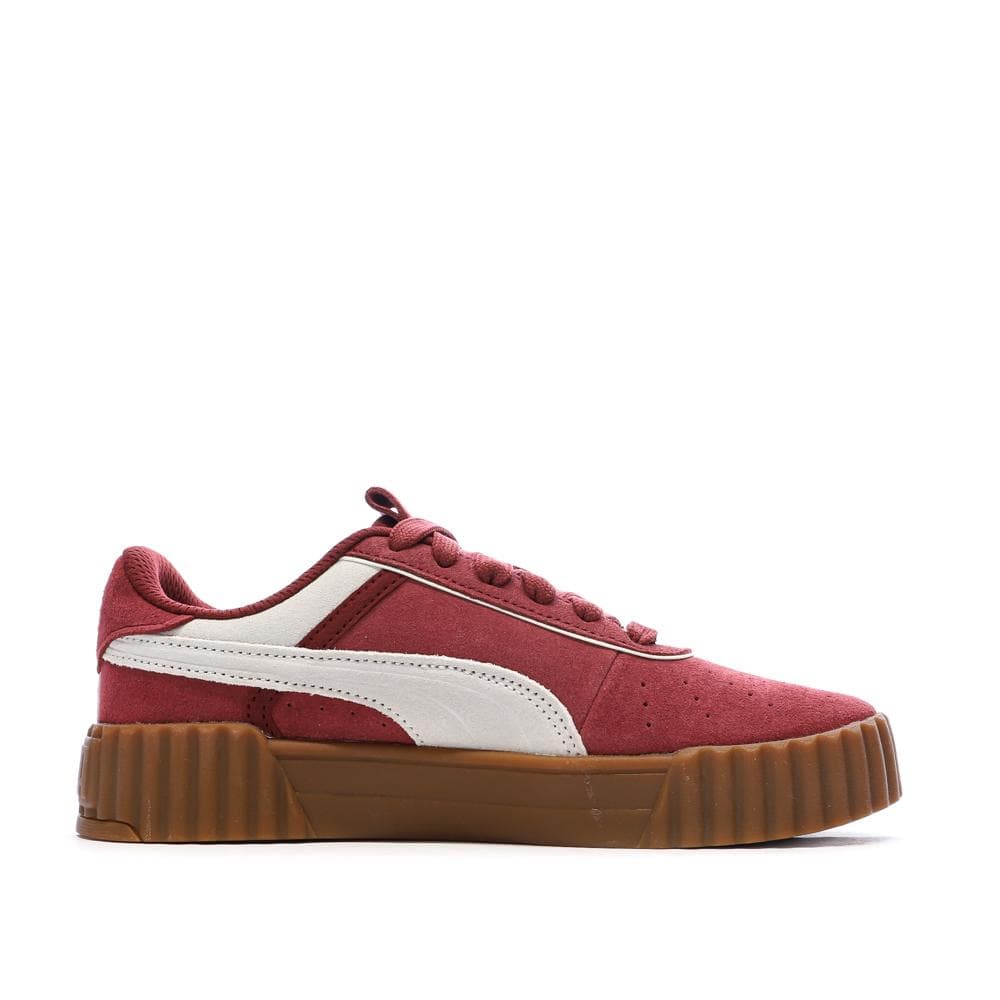 Baskets Rouge Femme Puma Carina 3.0 Luxe 2