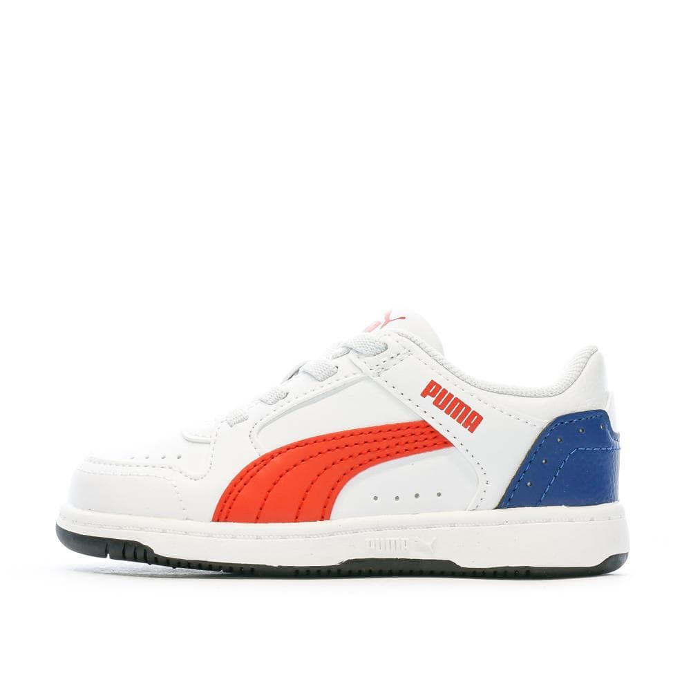 Baskets Bleu/Blanc/Rouge Garçon Puma Inf Reb 1