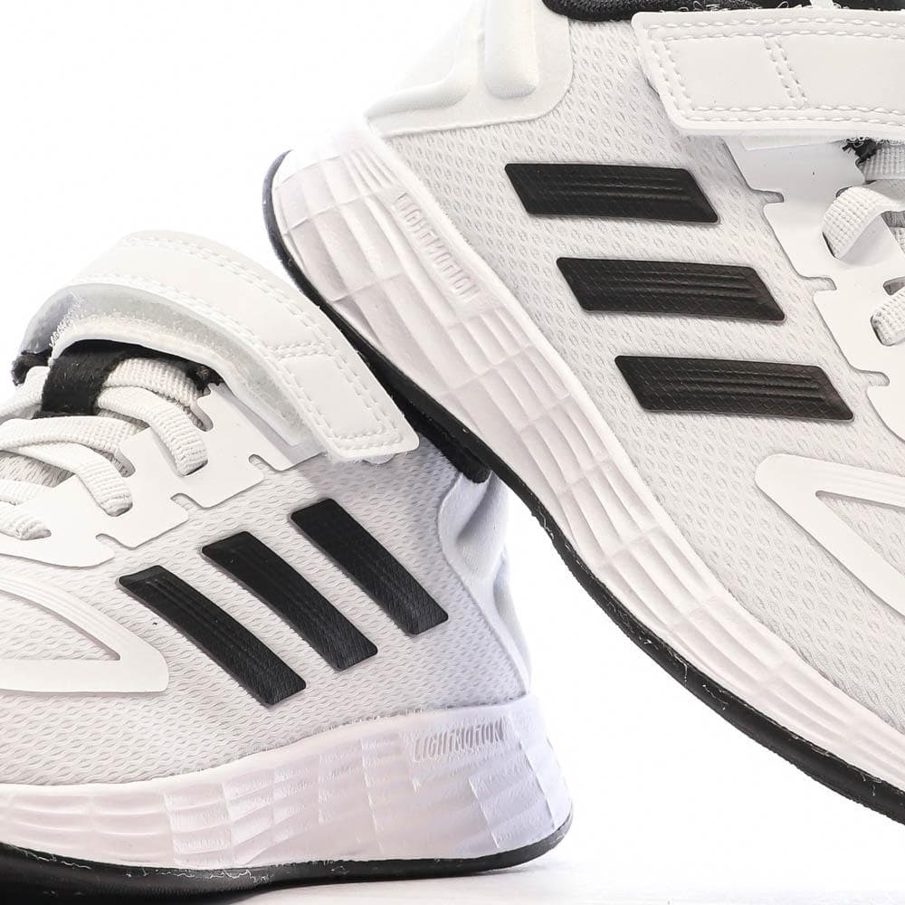 Baskets Blanches/Noires Garçon Adidas Duramo 10 7