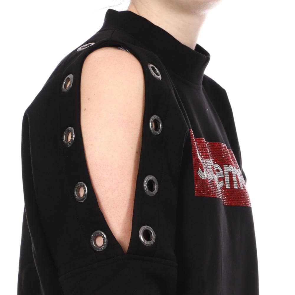 Robe Sweat Noire Femme Supreme Jessy0 3