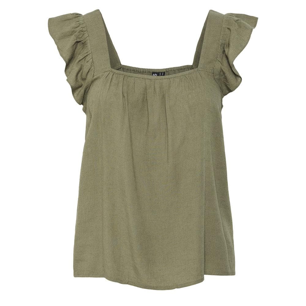 Débardeur Vert Femme Pieces Pia 3