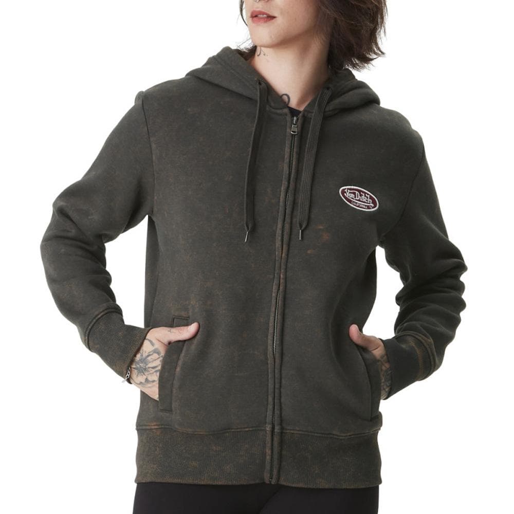 Sweat Marron Femme Von Dutch Rug 1