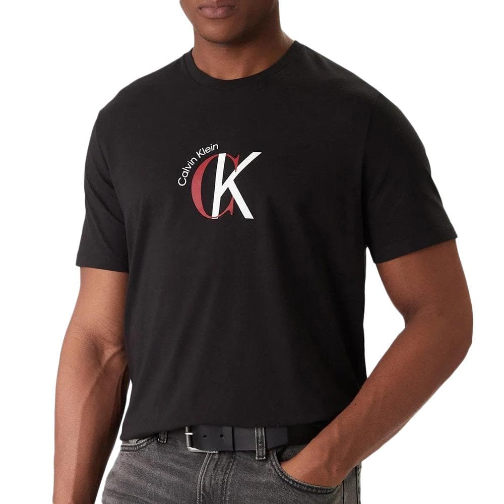 T-Shirt Noir Homme Calvin Klein Jeans LV14RE829G 1