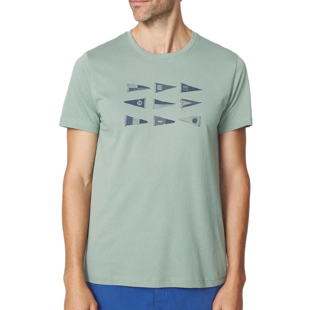 T-Shirt Vert Pale Homme TBS Aloe 1