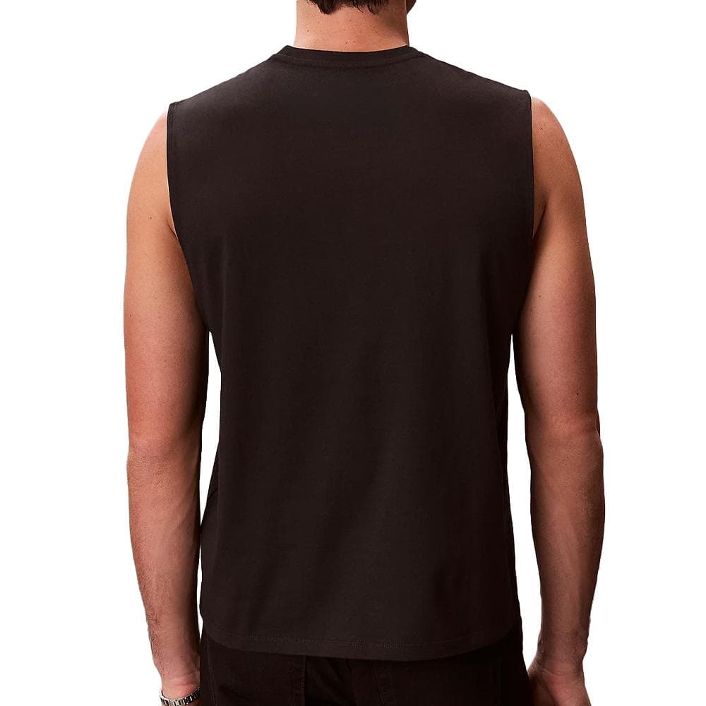 Débardeur Noir Homme Calvin Klein Jeans Badge 2