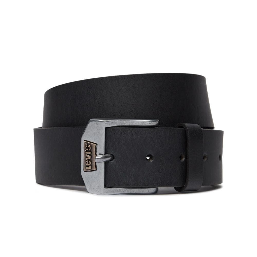 Ceinture Levi's Noire Homme en Cuir avec Boucle Métallique 1