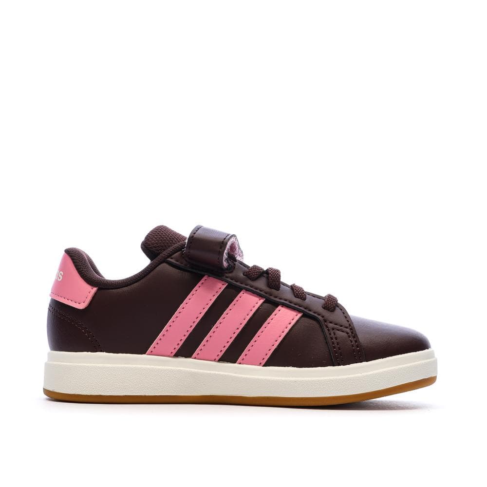 Baskets Prunes/Roses Fille Adidas Grand Court 2.0 2
