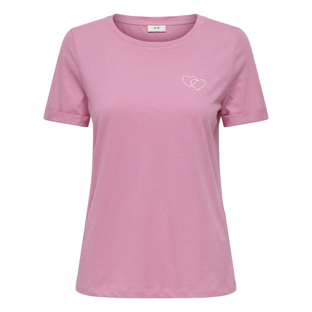 T-shirt Rose/Blanc Femme JDY Kitty 2