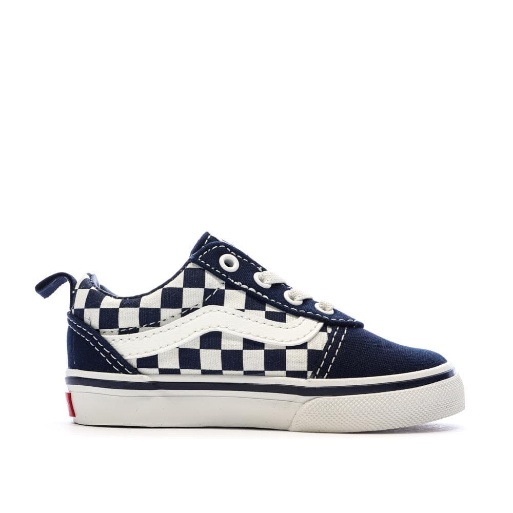 Baskets Bleu Foncé Garçon Vans Td Ward Slip-on Checkerboard 2
