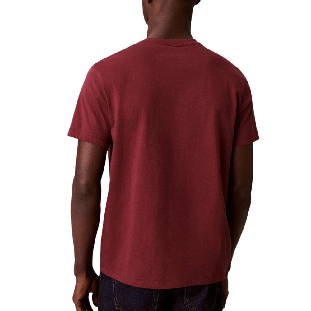 T-Shirt Bordeaux Homme Calvin Klein Jeans Classic 2