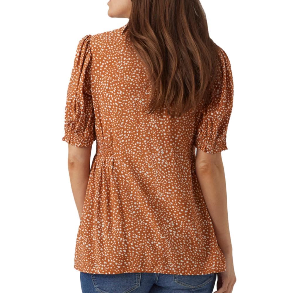 Blouse Orange Femme Femme Mamalicious Hella Lia 2