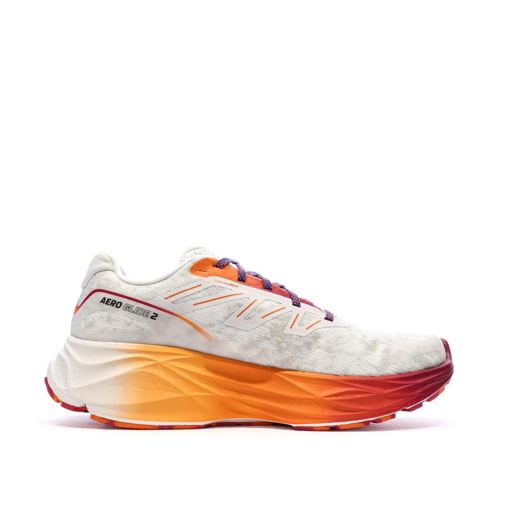 Chaussures de Running Blanc/Orange Homme Salomon Aero Glide 2 2