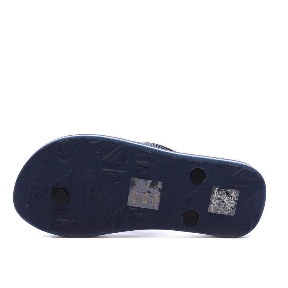 Tongs Noir/Marine Garçon Quiksilver Java Quik 2