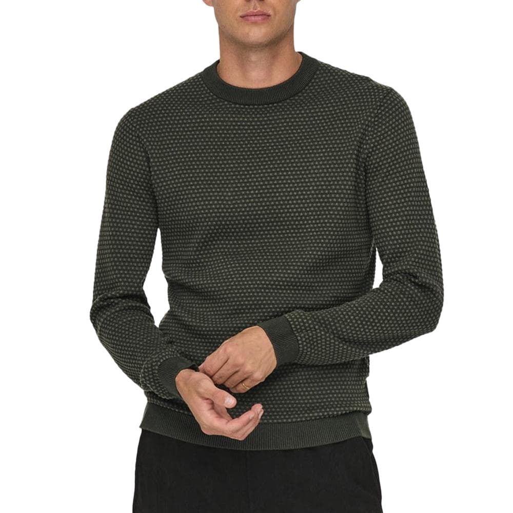 Pull Kaki Homme Only & Sons Tapa Reg 12 1