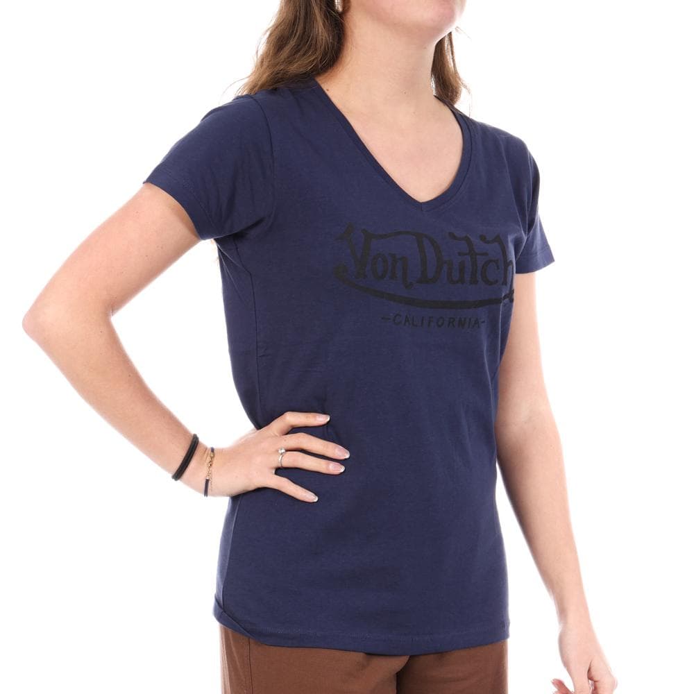 T-Shirt Marine Femme Von Dutch LLI 1