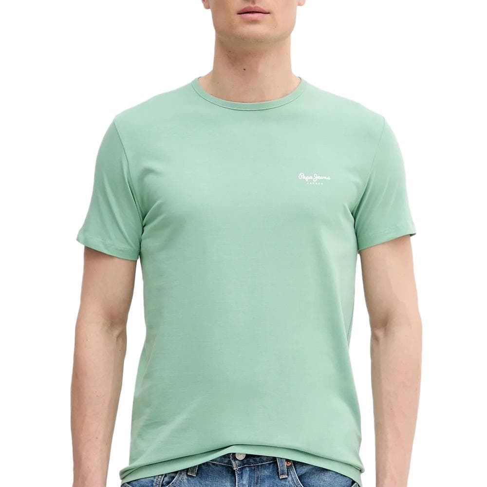 T-shirt Vert clair Homme Pepe Jeans Original Basic PM508212 1