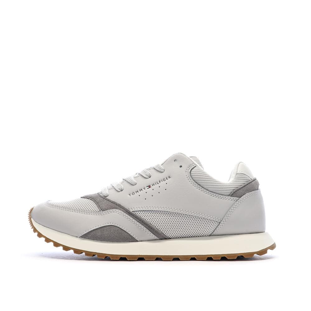 Baskets Gris Clair Homme Tommy Hilfiger New Runner Eva 1