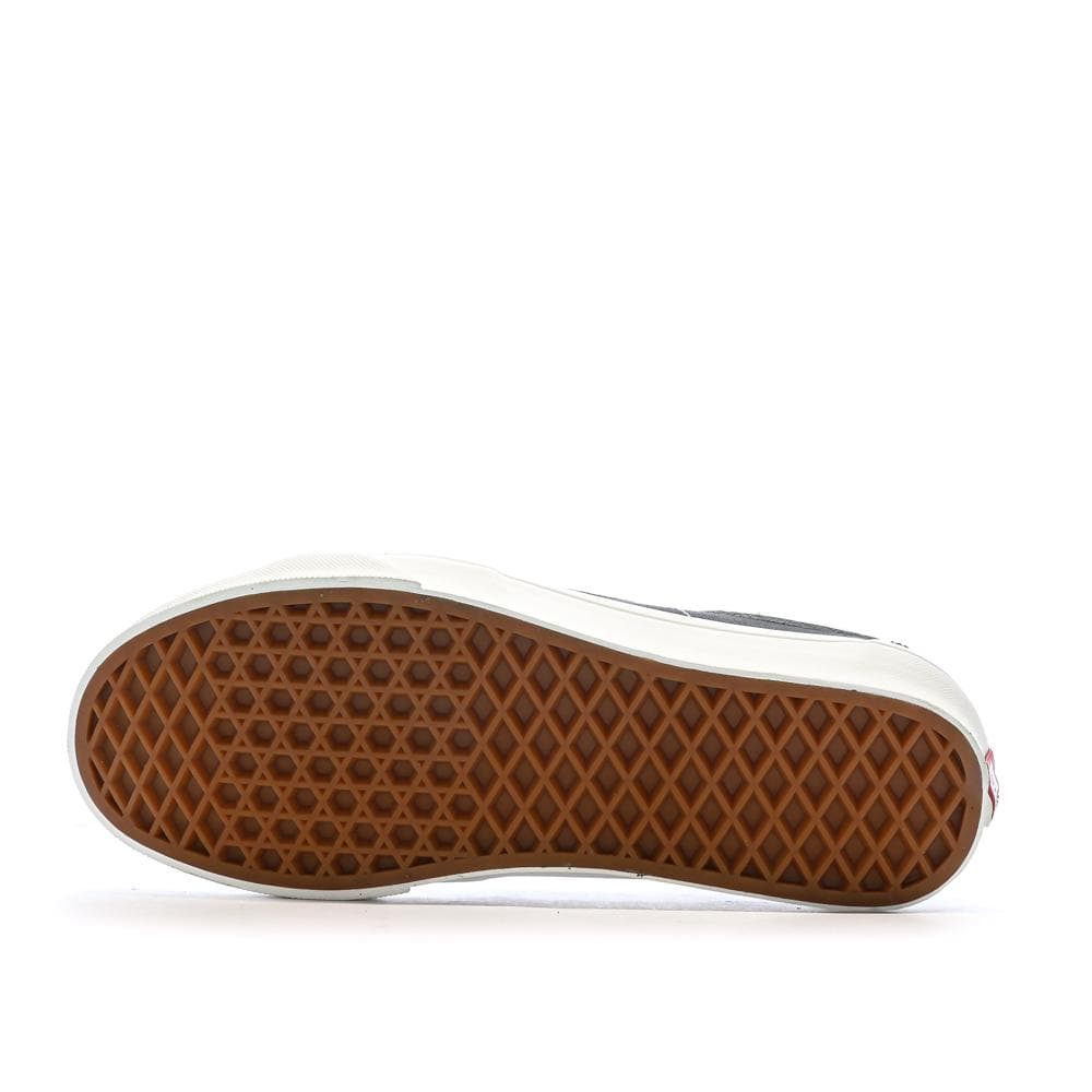 Baskets Gris/Blanc Femme Vans Sk8-low Canva 5