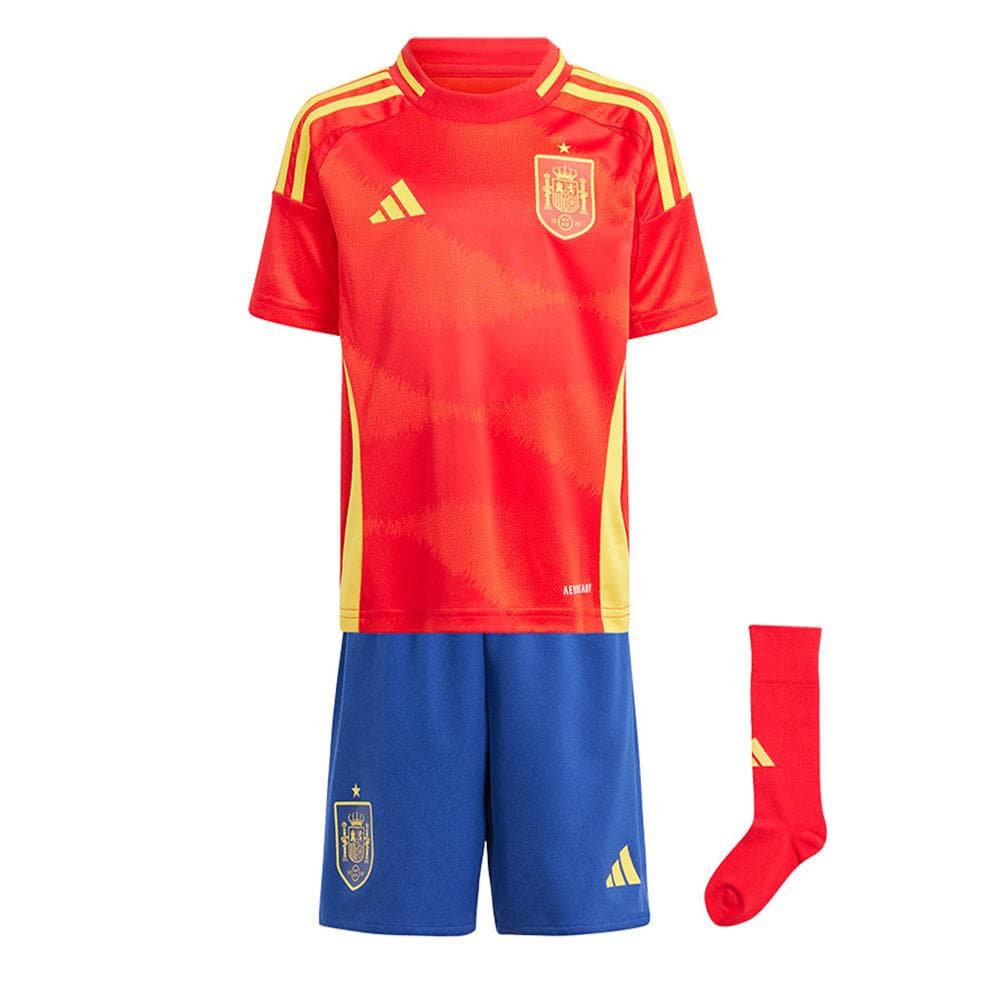 Espagne Ensemble Rouge/Bleu Garçon Adidas 24 1