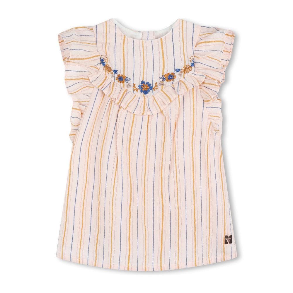 Robe à rayures Rose Bébé Fille Carrément Beau Y30097 1