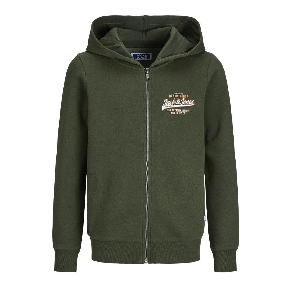 Sweat Zippe Vert Garçon Jack & Jones Jjelogo 2