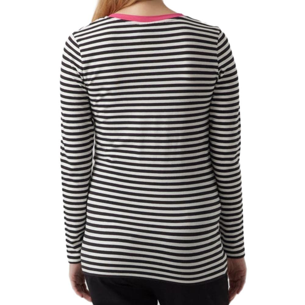 T-Shirt Blanc/Noir Femme Mamalicious Gisela 2