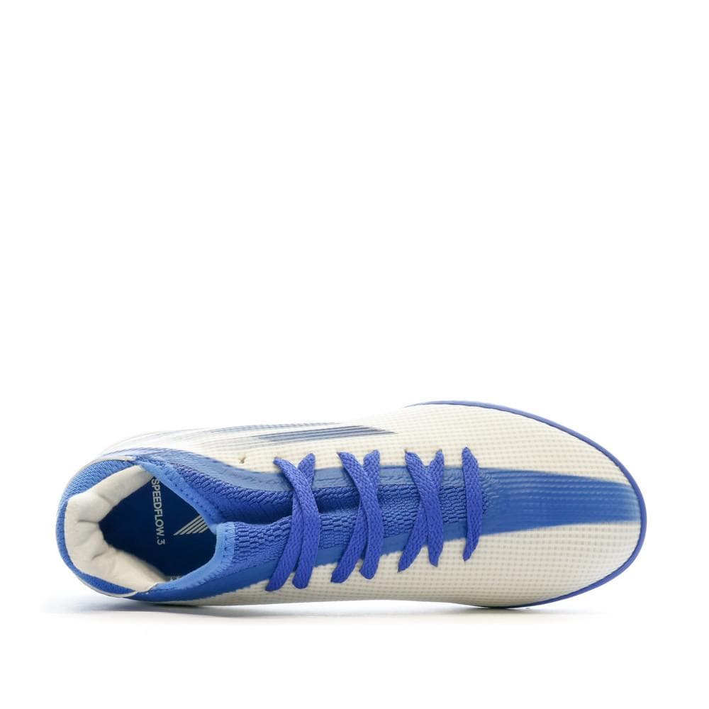 Chaussures de Futsal Bleu/Blanc Garçon Adidas X Speedflow.3 Tf J 4