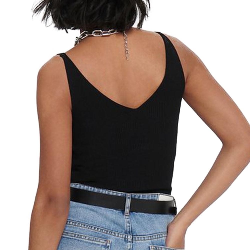 Débardeur en Maille Noir Femme JDY NANNA 2
