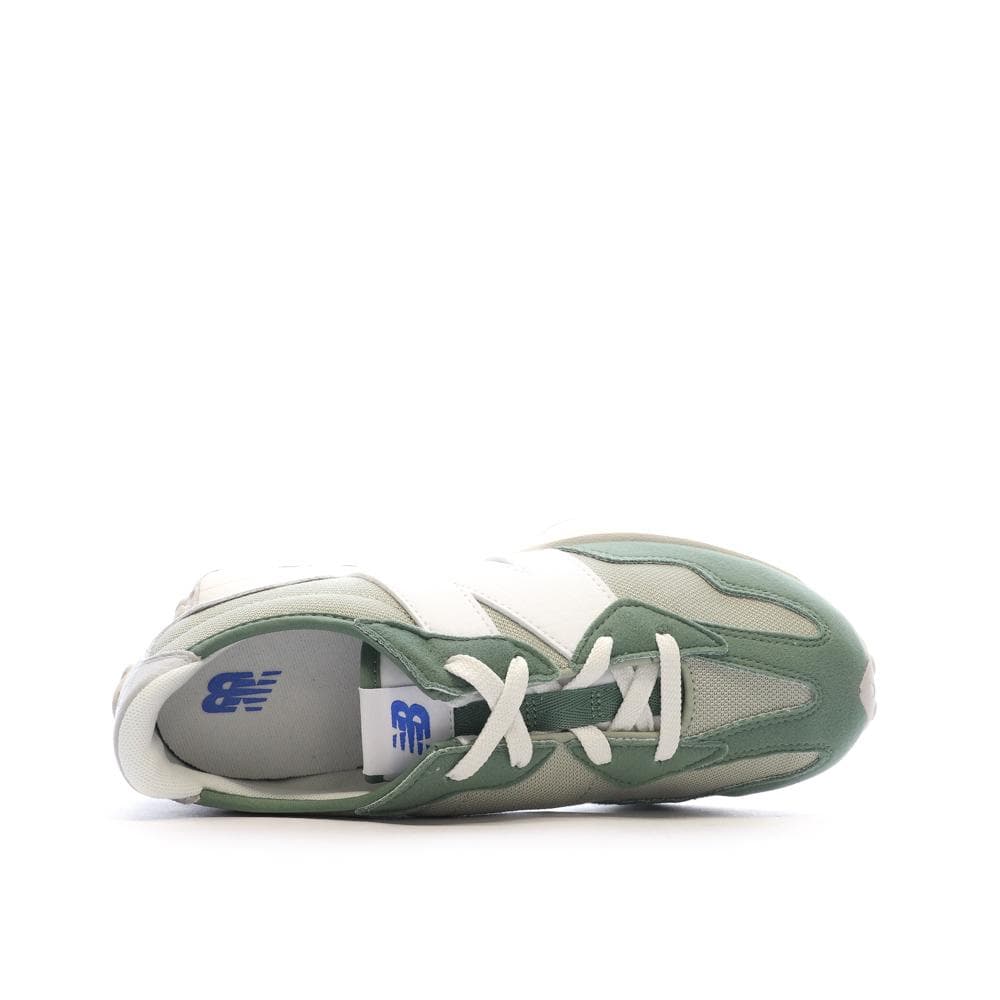New Balance 327 Baskets Vertes/Grises Garçon WS327MT 4