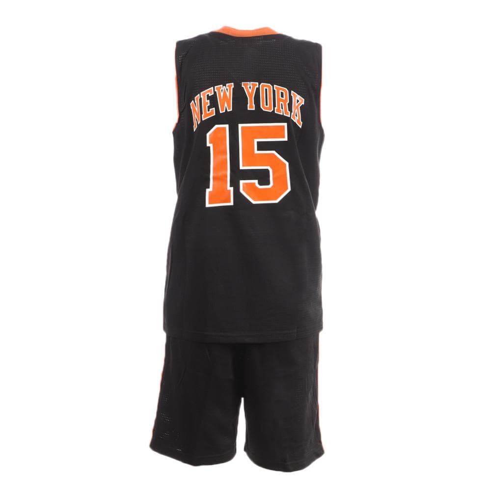 New York Ensemble de basket Noir/Orange Enfant Sport Zone 2