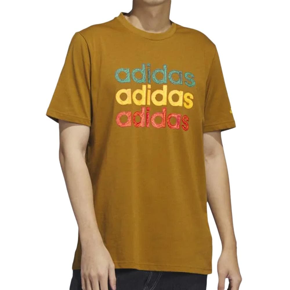 T-shirt Marron Homme Adidas Mult G 1