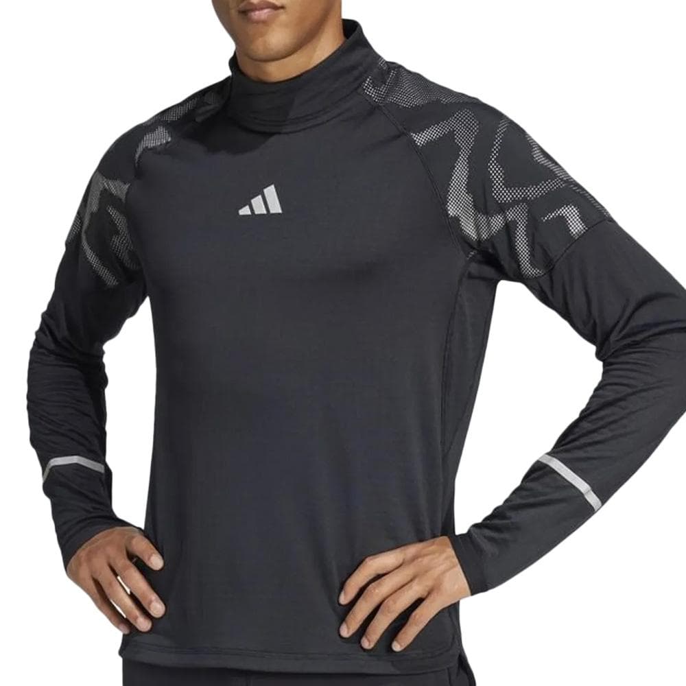 T-shirt Noir Homme Adidas Hivis 1/2 1