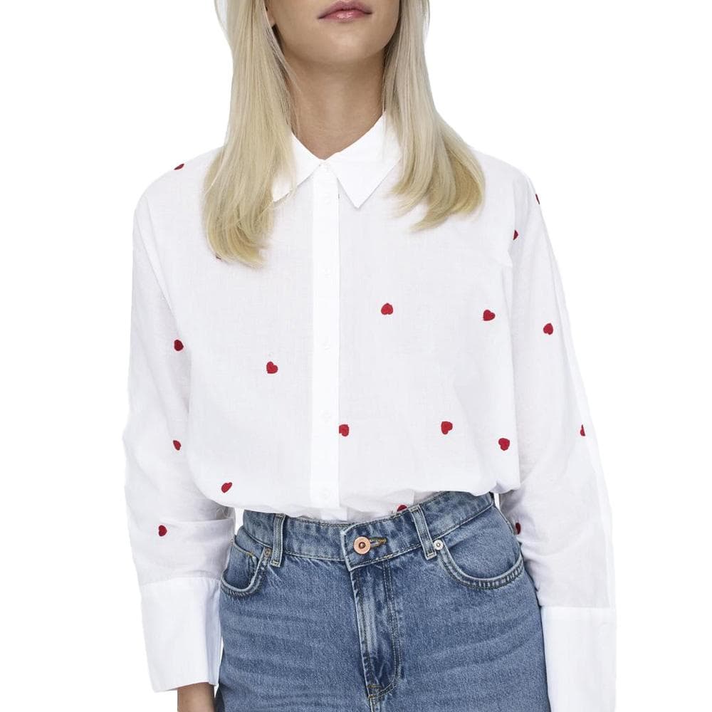 Chemise Blanche/Rouge Femme Only New 1